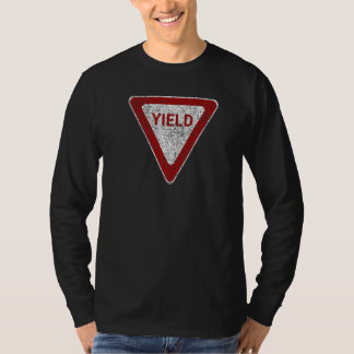 VORFAHRT GEWÄHREN STRASSE AUTOBAHN VERKEHRSWARNZEI T-Shirt