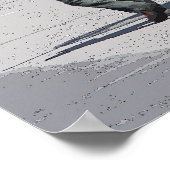 VORFLUG-KARO am MITCHELL B-25 BOMBER Poster (Ecke)