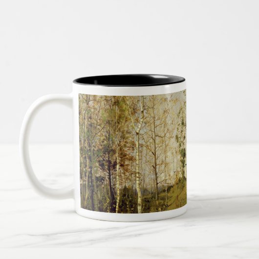 Vorfrühling in Weimar, 1876 Zweifarbige Tasse (Links)