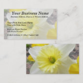 Vorfrühling-Narzisse Visitenkarte (Vorne/Hinten)