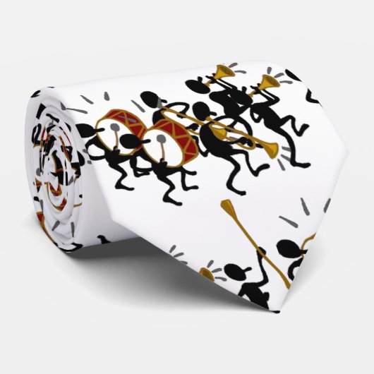 Vorführende Blaskapelle herüber Krawatte (Gerollt)