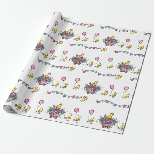 Vorführung der feierlichen Vogelparade Geschenkpapier (Ungerollt)