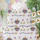 Vorführung der feierlichen Vogelparade Geschenkpapier