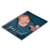 Vorgabe eines benutzerdefinierten Fotos Baby Name Notizblock (Linke Seite)