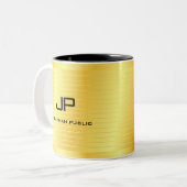 Vorgabe für benutzerdefinierte elegante Imitate Go Zweifarbige Tasse (Vorderseite Links)