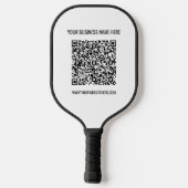 Vorgabe für benutzerdefinierten QR-Code und Vorlag Pickleball Schläger (Rückseite)