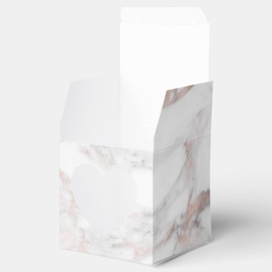 Vorgabe für die Rose Weißes Marmor Geschenkschachtel (Geöffnet)