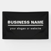 Vorgabe moderner Firmennamen | B&W Banner (Horizontal)