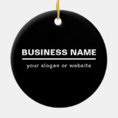 Vorgabe moderner Firmennamen | B&W Keramik Ornament (Hinten)