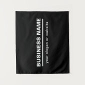 Vorgabe moderner Firmennamen | B&W Wandteppich (Vorderseite)