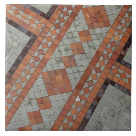 Vorgarten der Basilika National, Ecuador Fliese (Vorderseite)