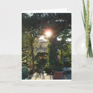 Vorgarten-Fantasie Karte