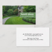 Vorgarten | Gras und Bushes Visitenkarte (Vorne/Hinten)