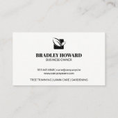 Vorgarten Landscaping Visitenkarte (Rückseite)