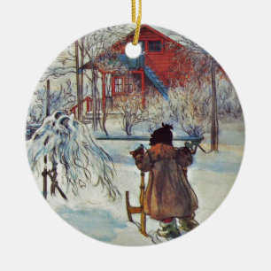 Vorgarten und Waschhaus Keramik Ornament