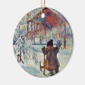 Vorgarten und Waschhaus Keramik Ornament (Links)