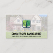 Vorgarten | Wohnsitz Visitenkarte (Vorderseite)