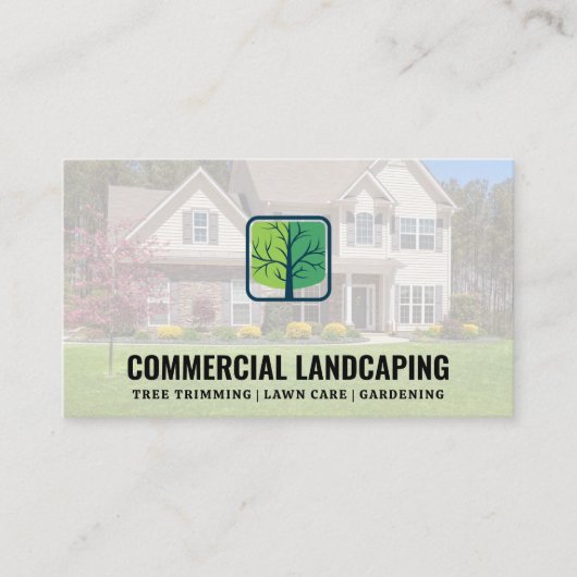 Vorgarten | Wohnsitz Visitenkarte (Vorderseite)