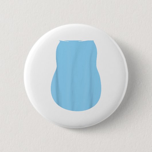 Vorgeben Alien Dog Kostüm Halloween Blue Alien Dog Button (Vorderseite)