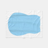 Vorgeben Alien Dog Kostüm Halloween Blue Alien Dog Fleecedecke (Vorderseite (Horizontal))