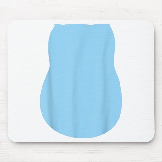 Vorgeben Alien Dog Kostüm Halloween Blue Alien Dog Mousepad (Vorne)