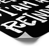 Vorgeben, ich bin ein Rentier Männer Frauen Easy W Poster (Ecke)