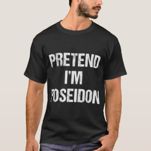 Vorgeben im Poseidon Kostüm griechischen Gott Hall T-Shirt