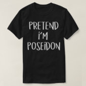 Vorgeben im Poseidon Kostüm Party Griechischer Got T-Shirt (Design vorne)