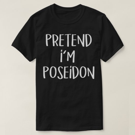 Vorgeben im Poseidon Kostüm Party Griechischer Got T-Shirt (Design vorne)