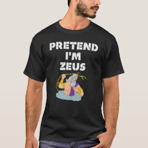 Vorgeben im Zeus griechische Mythologie Gott Hallo T-Shirt