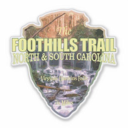 Vorgebirgsweg (Pfeilspitzen) Aufkleber (Vorderseite)