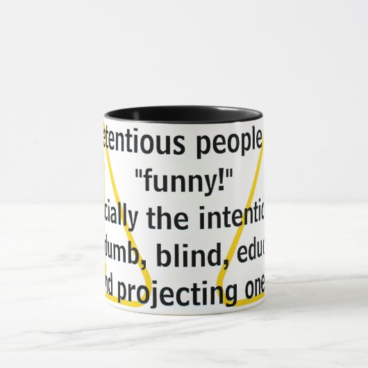 Vorgebliche Leute sind "lustig!"   Tasse (Zentrum)