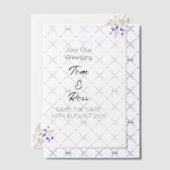 Vorgefaltete Vellum-Jacken, personalisiert, für Pergament Einladungen (Versetzt (Einladung))