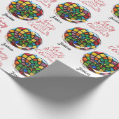 Vorgefertigte Weihnachtsgläser mit anpassbarem Nam Geschenkpapier (Ecke)