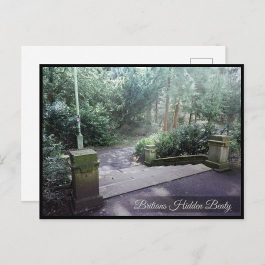 Vorgelagerte Treppe: Postkarte (Vorne/Hinten)