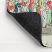 Vorgerückter Schutz der Frauen, die zu gehen Mousepad (Ecke)