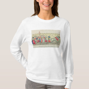 Vorgerückter Schutz der Frauen, die zu gehen T-Shirt