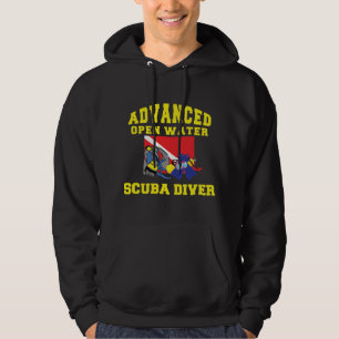 Vorgerückter Wasser-Sporttaucher Hoodie