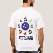 Vorgerücktes Medium-Netz T-Shirt (Rückseite)