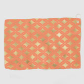 Vorgeschichte des geometrischen Musters des benutz Golfhandtuch (Horizontal)