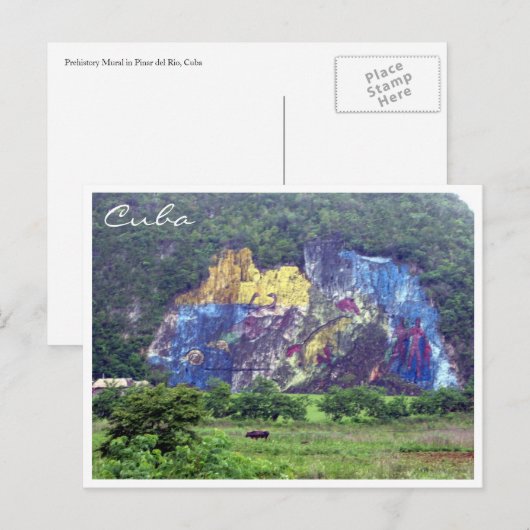 Vorgeschichte Postkarte (Vorne/Hinten)