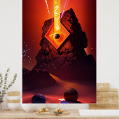 Vorgeschichtliche Schnittstelle Poster (Küche)