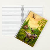 Vorgeschichtliches Dinosaurier Adventure Journal Notizblock (Innen)