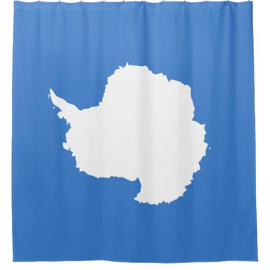 Vorgeschlagene Flagge der Antarktis (von Graham Ba Duschvorhang (Vorderseite)