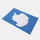 Vorgeschlagene Flagge der Antarktis (von Graham Ba Fußmatte (Schrägansicht)