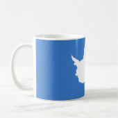 Vorgeschlagene Flagge der Antarktis (von Graham Ba Kaffeetasse (Links)