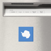 Vorgeschlagene Flagge der Antarktis (von Graham Ba Magnet (In Situ (Geschirrspüler))