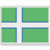 Vorgeschlagene Flagge Grönlands (1973) Aufkleber (Vorderseite)