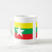 Vorgeschlagene Myanmar-Flagge 2007 Kaffeetasse (Vorderseite Links)