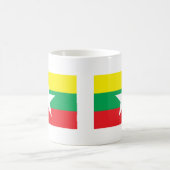 Vorgeschlagene Myanmar-Flagge 2007 Kaffeetasse (Mittel)